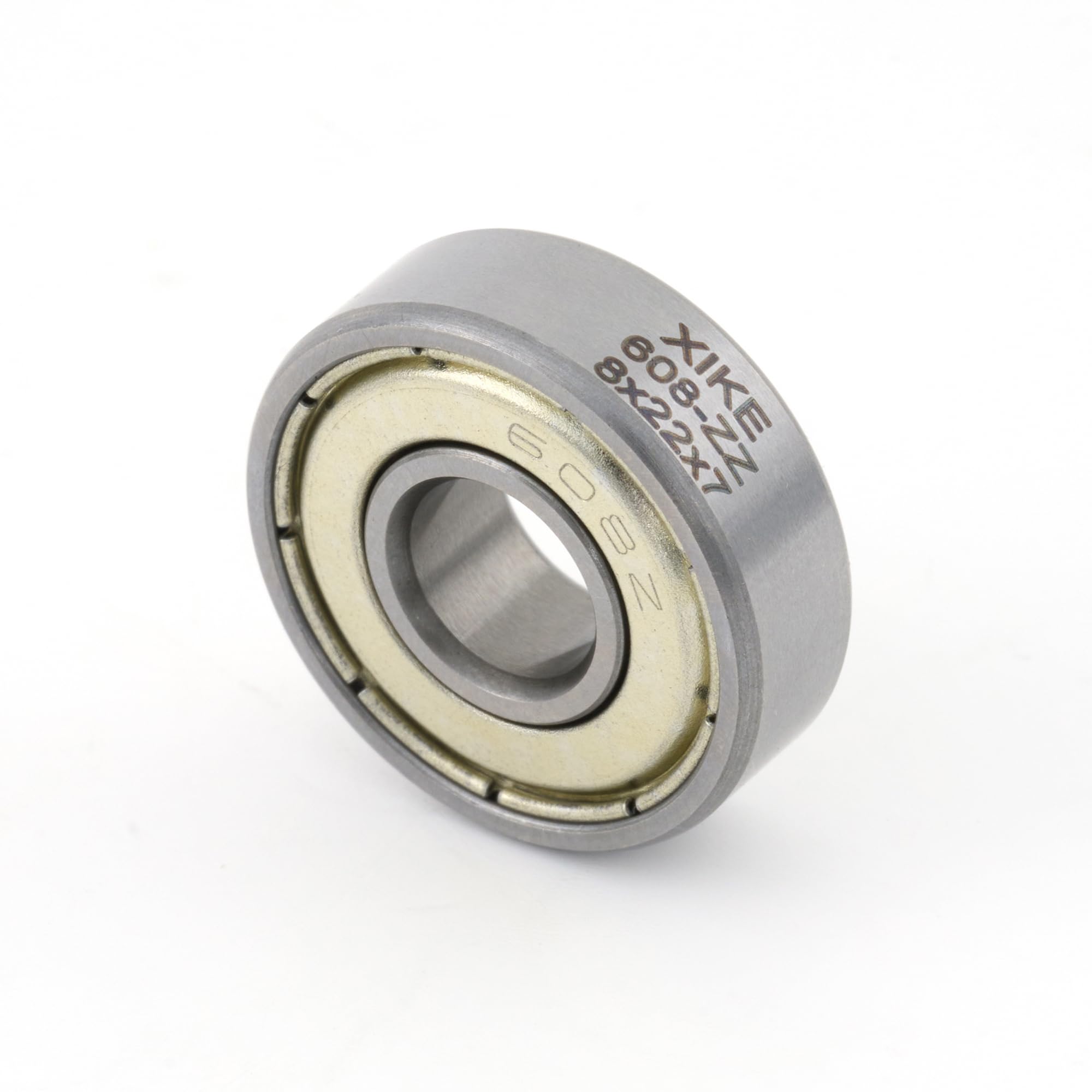 XiKe 10 Pcs 608ZZ Double Metal Seal Bearings 8x22x7mm, Pre